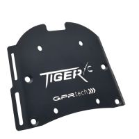 Baúl GPR TECH compatible con  Triumph Tiger 800 2011/2016 e3 Baúl Alpi-Tech en aluminio, color negro con placa específica incluida Capacidad Litros 45