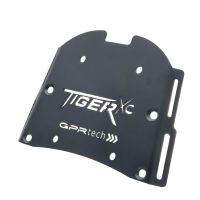 Baúl GPR TECH compatible con  Triumph Tiger 800 2011/2016 e3 Baúl Alpi-Tech en aluminio, color negro con placa específica incluida Capacidad Litros 45