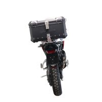 Baúl GPR TECH compatible con  Triumph Tiger 1200 Gt - Rally 2022/2024 e5 Baúl Alpi-Tech en aluminio, color negro con placa específica incluida Capacidad Litros 55