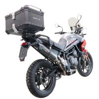 Baúl GPR TECH compatible con  Triumph Tiger 1200 Gt - Rally 2022/2024 e5 Baúl Alpi-Tech en aluminio, color negro con placa específica incluida Capacidad Litros 55