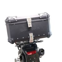 Baúl GPR TECH compatible con  Triumph Tiger 1200 Gt - Rally 2022/2024 e5 Baúl Alpi-Tech en aluminio, color negro con placa específica incluida Capacidad Litros 55