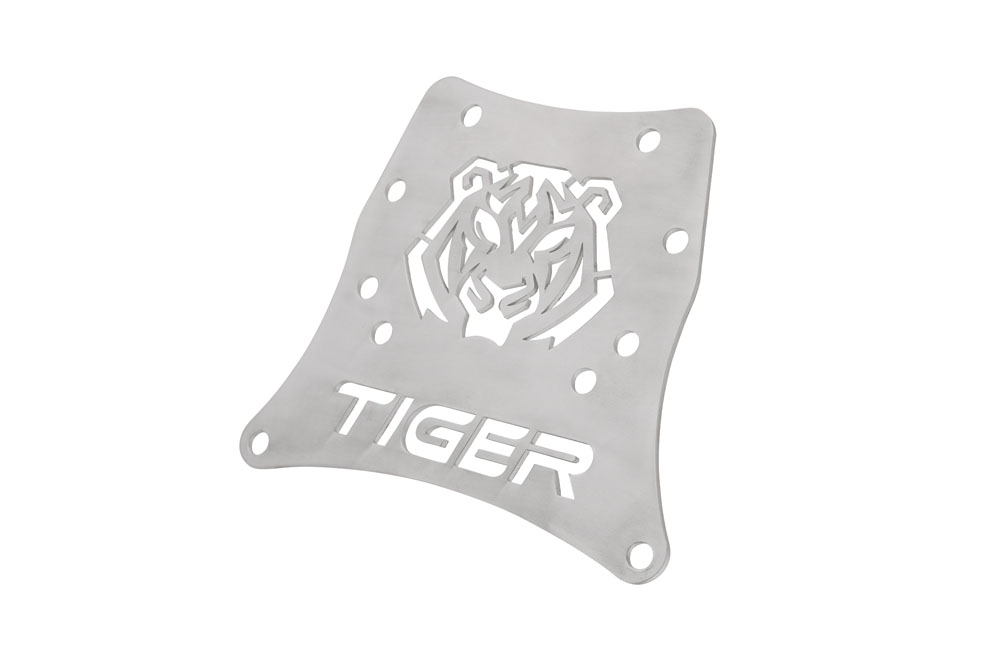 Baúl GPR TECH compatible con  Triumph Tiger 1200 Gt - Rally 2022/2024 e5 Baúl Alpi-Tech en aluminio, color negro con placa específica incluida Capacidad Litros 55