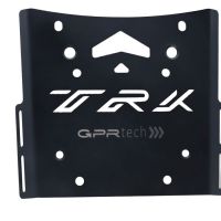 Baúl GPR TECH compatible con  Benelli Trk 502 X 2021/2024 e5 Baúl Alpi-Tech en aluminio, color negro con placa específica incluida Capacidad Litros 55