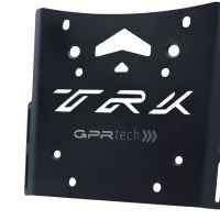 Baúl GPR TECH compatible con  Benelli Trk 502 X 2021/2024 e5 Baúl Alpi-Tech en aluminio, color negro con placa específica incluida Capacidad Litros 55