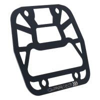 GPR TECH compatible con  Aprilia Tuareg 660 2021/2024 e5 Placa de fijación específica Top Case ALPITECH 35 LT compatible con portaequipajes original, fabricada en acero inoxidable con 4 puntos de anclaje