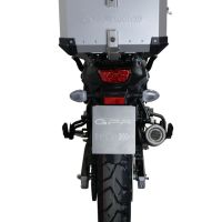 Baúl GPR TECH compatible con  Suzuki V-Strom Dl 650 2021/2024 e5 Baúl Alpi-Tech en aluminio, color negro con placa específica incluida Capacidad Litros 35