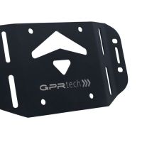 Baúl GPR TECH compatible con  Kawasaki Versys 1000 i.e. 2021/2024 e5 Baúl Alpi-Tech en aluminio, color negro con placa específica incluida Capacidad Litros 45