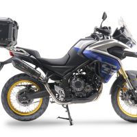 Escape compatible con Voge 525DSX 2023-2024, GP Evo4 Poppy, Escape legal, homologado, silenciador con db killer desmontable y tubo de conexión específico 