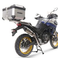 Escape compatible con Voge 525DSX 2023-2024, GP Evo4 Titanium, Escape legal, homologado, silenciador con db killer desmontable y tubo de conexión específico 