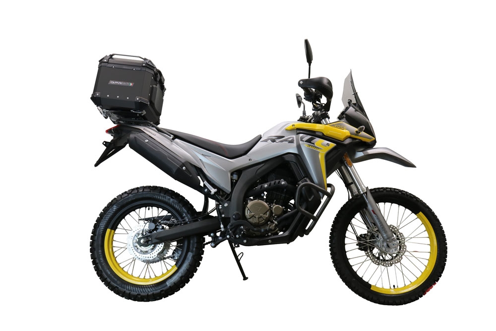 Baúl GPR TECH compatible con  Voge 300Rally 2022/2024 e5 Baúl Alpi-Tech en aluminio, color negro con placa específica incluida Capacidad Litros 35