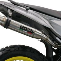 GPR escape compatible con  Voge 300Rally 2022-2024, Deeptone Inox, Escape legal, homologado, silenciador con catalizador, db killer desmontable y tubo de conexión específico 