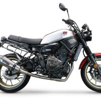 Escape compatible con Yamaha Xsr 700 2017-2020, Gpe Ann. titanium, Escape completo, no legal para países de la UE, con db killer extraíble 