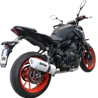 GPR escape compatible con  Yamaha Mt-07  2021-2024, Albus Evo4, Escape completo homologado y legal,con catalizador incluido db killer extraíble 