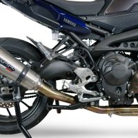 Escape compatible con Yamaha Mt-09 Tracer 900 2015-2020, Gpe Ann. titanium, Escape completo racing, incluyendo colector y db killer desmontable, sin homologación 