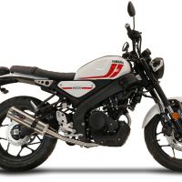 Escape compatible con Yamaha XSR 125 2021-2025, M3 Inox , Escape completo, no legal para países de la UE, con db killer extraíble 