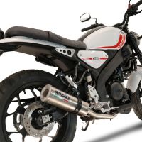 Escape compatible con Yamaha XSR 125 2021-2025, M3 Inox , Escape completo, no legal para países de la UE, con db killer extraíble 