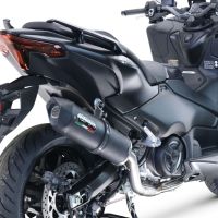 Escape compatible con Yamaha T-Max 560 2022-2024, Furore Nero, Escape completo, no legal para países de la UE, con db killer extraíble 