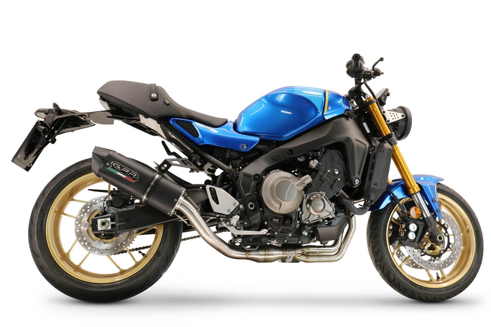 Escape compatible con Yamaha XSR900 2022-2024, Furore Evo4 Nero, Escape completo, no legal para países de la UE, con db killer extraíble 