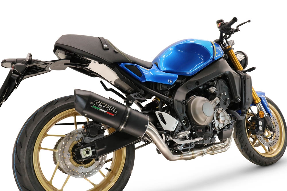 Escape compatible con Yamaha XSR900 2022-2024, Furore Evo4 Nero, Escape completo, no legal para países de la UE, con db killer extraíble 