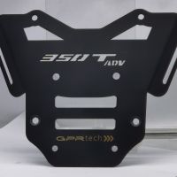 Baúl GPR TECH compatible con  Zontes 350 T2 ADV 2022/2024 e5 Baúl Alpi-Tech en aluminio, color negro con placa específica incluida Capacidad Litros 55