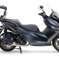 Baúl GPR TECH compatible con  Zontes E 350 2023/2024 Baúl Alpi-Tech en aluminio color plata, incluye portaequipajes específico de aluminio y placa especifica de acero. Capacidad Litros 35