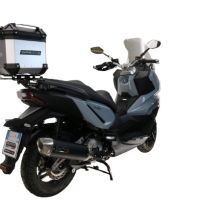 Baúl GPR TECH compatible con  Bmw G 310 Gs 2017/2021 e4 Baúl Alpi-Tech en aluminio color plata con placa específica incluida Capacidad Litros 26