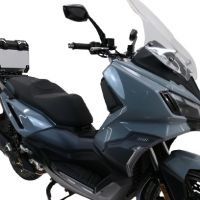 Baúl GPR TECH compatible con  Bmw G 310 Gs 2017/2021 e4 Baúl Alpi-Tech en aluminio color plata con placa específica incluida Capacidad Litros 26