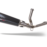 Escape compatible con Suzuki V-Strom DL650 2012-2016, Gpe Ann. Poppy, Escape semi-completo homologado con db killer extraible 