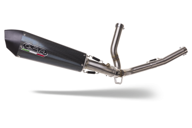 Escape compatible con Suzuki V-Strom DL650 2012-2016, Gpe Ann. Poppy, Escape semi-completo homologado con db killer extraible 