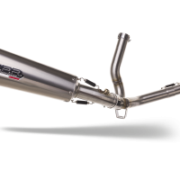 Escape compatible con Suzuki Sv 650 - S 1999-2002, Gpe Ann. titanium, Escape semi-completo homologado con db killer extraible 