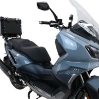 Baúl GPR TECH compatible con  Bmw G 310 Gs 2017/2021 e4 Baúl Alpi-Tech en aluminio, color negro con placa específica incluida Capacidad Litros 26