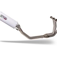 Escape compatible con Triumph Daytona 660 2023-2025, Albus Ceramic, Escape completo homologado y legal, incluido db killer extraíble 