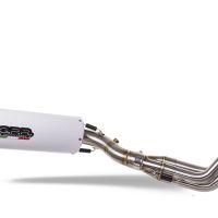 Escape compatible con Yamaha Mt-09 2014-2016, Albus Ceramic, Escape completo homologado y legal, incluido db killer extraíble 