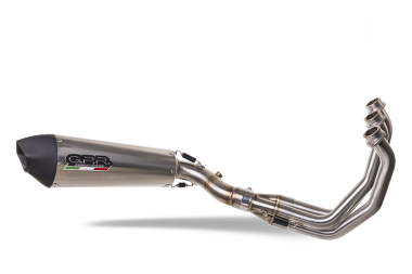 Escape compatible con Yamaha Mt-09 2017-2020, Gpe Ann. titanium, Escape completo, no legal para países de la UE, con db killer extraíble 
