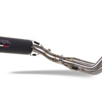 Escape compatible con Yamaha Mt-09 2021-2024, M3 Black Titanium, Escape completo, no legal para países de la UE, con db killer extraíble 