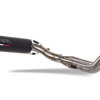 Escape compatible con Yamaha Mt-09 Tracer 900 2017-2020, M3 Black Titanium, Escape completo, no legal para países de la UE, con db killer extraíble 