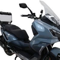 Baúl GPR TECH compatible con  Bmw G 310 Gs 2017/2021 e4 Baúl Alpi-Tech en aluminio color plata con placa específica incluida Capacidad Litros 45