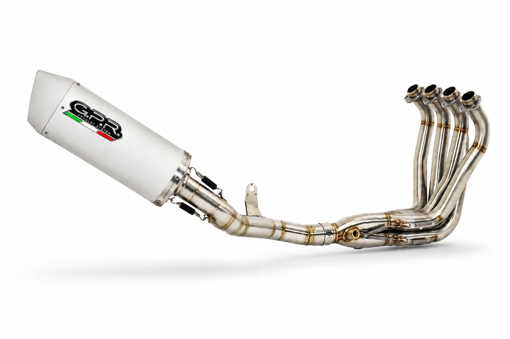 GPR escape compatible con Honda Cb 650 R 2021-2023, Albus Ceramic, Escape completo, no legal para países de la UE, con db killer extraíble 