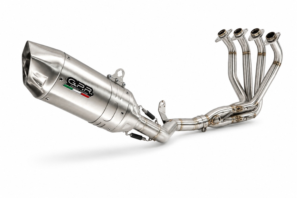 GPR escape compatible con Honda Cbr 650 R 2019-2020, Furore-X Inox, Escape completo racing, incluyendo colector y db killer desmontable, sin homologación 