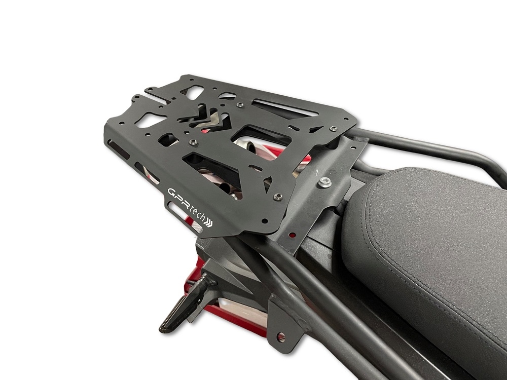 Baúl GPR TECH compatible con  Voge 525DSX 2025/2026 e5 Baúl Alpi-Tech en aluminio, color negro con placa específica incluida Capacidad Litros 45