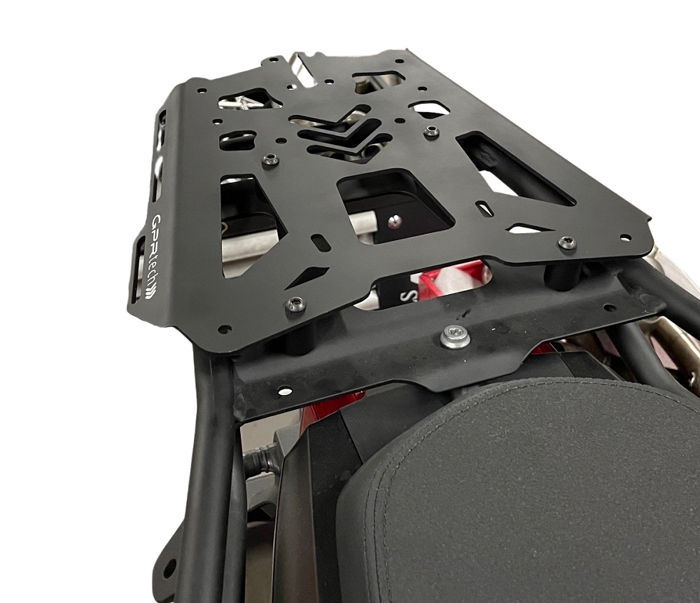 Baúl GPR TECH compatible con  Voge 525DSX 2025/2026 e5 Baúl Alpi-Tech en aluminio, color negro con placa específica incluida Capacidad Litros 45