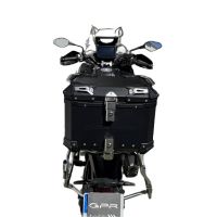 Baúl GPR TECH compatible con  Voge 525DSX 2023/2025 e5 Baúl Alpi-Tech en aluminio, color negro con placa específica incluida Capacidad Litros 35