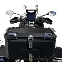 Baúl GPR TECH compatible con  Voge 525DSX 2023/2025 e5 Baúl Alpi-Tech en aluminio, color negro con placa específica incluida Capacidad Litros 55
