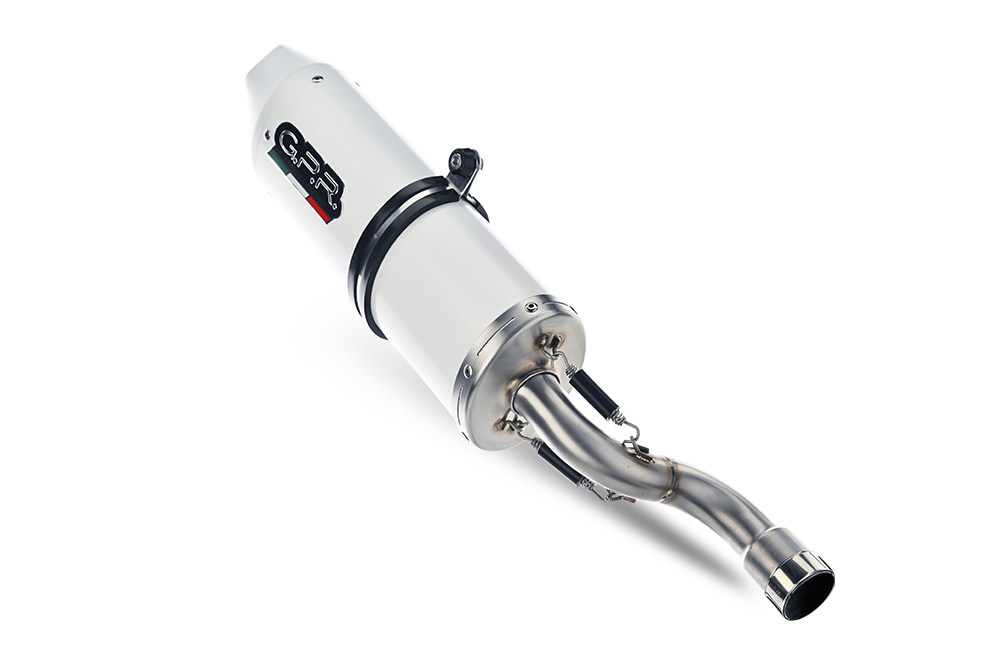 Escape compatible con Yamaha Yzf-R 125 2019-2020, Albus Ceramic, Escape completo, no legal para países de la UE, con db killer extraíble 