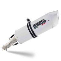 Escape compatible con Bmw F 800 R 2009-2014, Albus Ceramic, Escape legal, homologado, silenciador con db killer desmontable y tubo de conexión específico 