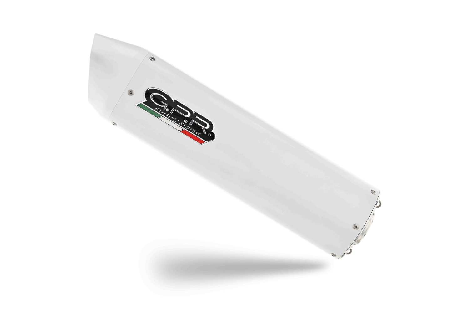 Escape compatible con Hyosung Comet 650 Gt - R 2004-2016, Albus Ceramic, Silenciador de escape, homologado, montaje con brida específica (bolt-on), con db killer extraíble 