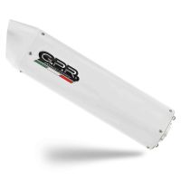 Escape compatible con Hyosung Comet 650 Gt - R 2004-2016, Albus Ceramic, Silenciador de escape, homologado, montaje con brida específica (bolt-on), con db killer extraíble 