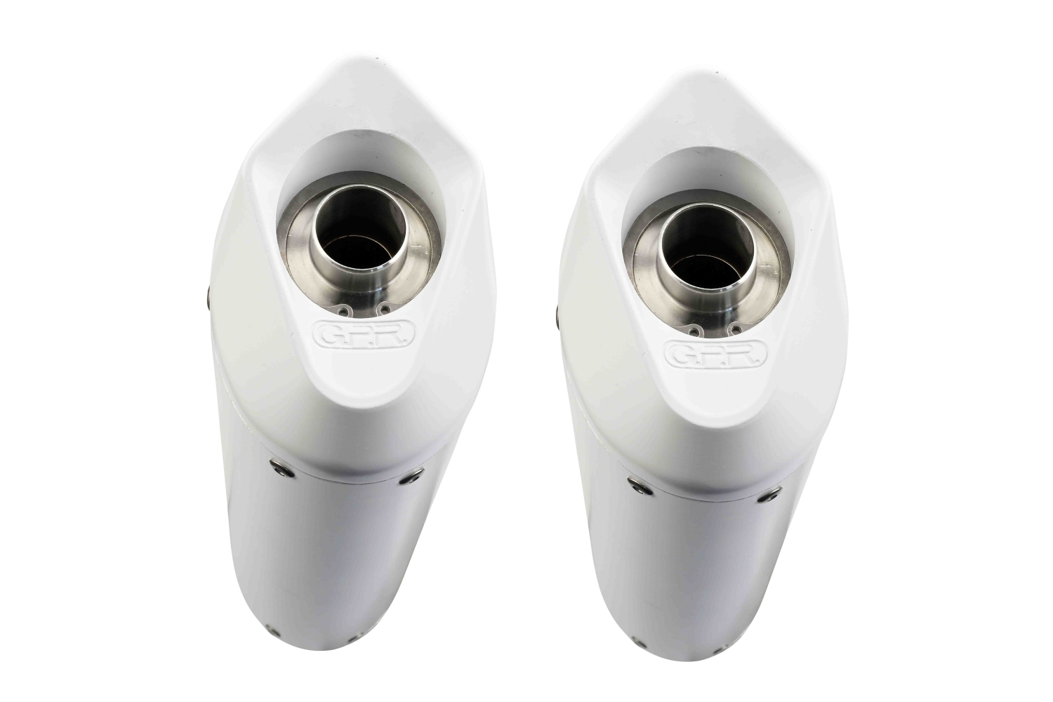 Escape compatible con Suzuki Gsx-R 1000 K7 2007-2008, Albus Ceramic, Par de terminales de escape homologados, con db killer extraíbles y tubos de conexión específicos 