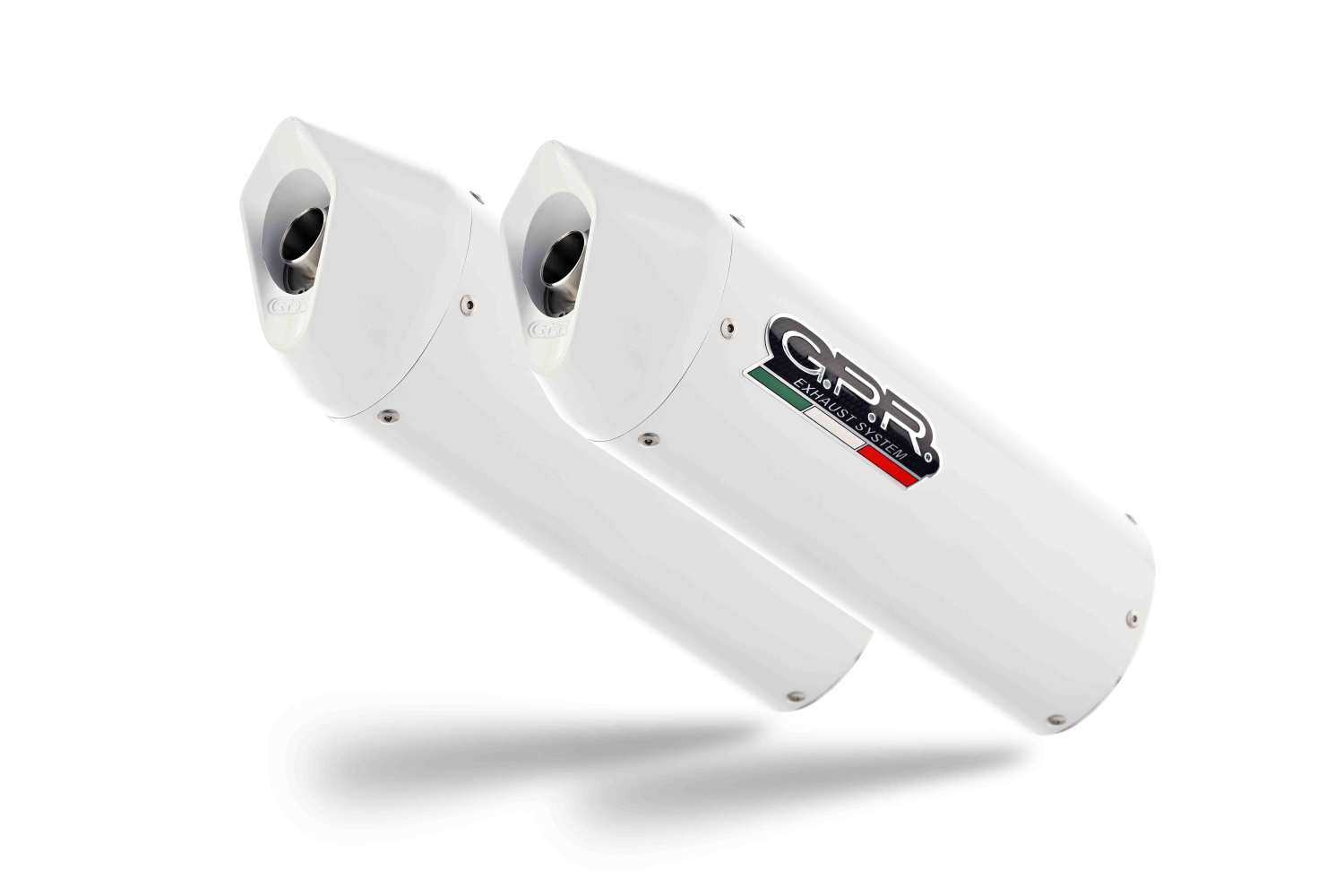 Escape compatible con Suzuki Gsx-R 1000 K7 2007-2008, Albus Ceramic, Par de terminales de escape homologados, con db killer extraíbles y tubos de conexión específicos 