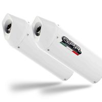 Escape compatible con Bmw K 1600 Gt 2010-2016, Albus Ceramic, Par de terminales de escape homologados, con db killer extraíbles y tubos de conexión específicos 